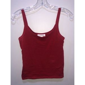 Forever 21 burgundy tank top